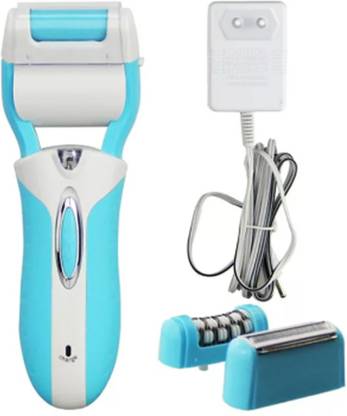 KKM Women Epilator Shaver & Callus Remover Rechargeable Lady Hair Removal Razor Cordless Epilator