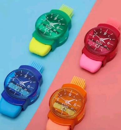 ROSHNI 2 in 1 watch shape eraser Non-Toxic Eraser