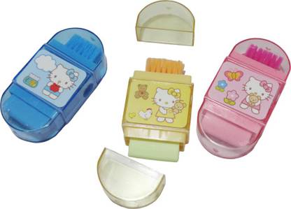 Cravstat School Multicolor 3 in 1 Amazing Cheractor Eraser for Kids Pack of 3 Non-Toxic Eraser