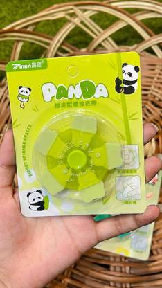 Radhya Accessories Spinner Erasers for Kids Erasers Funky Fidget Spinner Eraser, Pack of 2 Non-Toxic Eraser