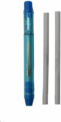 FRKB Pen Push Eraser With 4 Extra Refill Non-Toxic Eraser