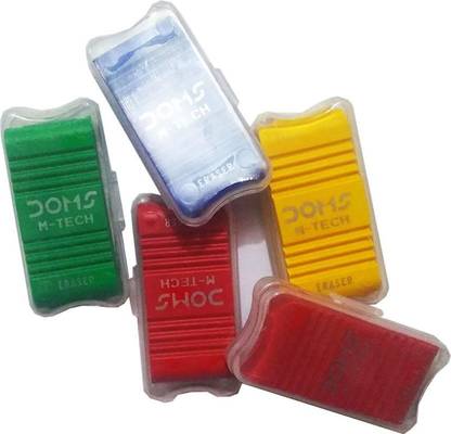 DOMS M-Tech with Keep Safe Case Non-Toxic Eraser