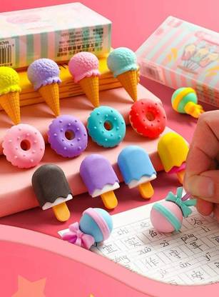 SV Traders Fancy Eraser Non-Toxic Eraser
