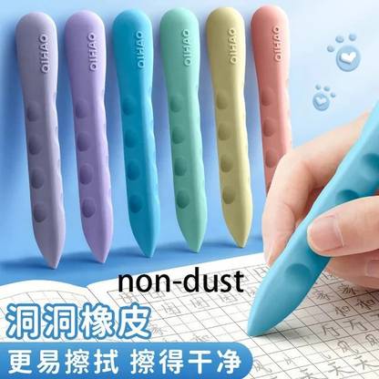 KLIDSHUSOZ TREASURE Mini Crayon Eraser is designed for precision, comfort, and style Non-Toxic Eraser