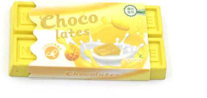 DeoDap Chocolate Shaped Erasers for Kids – Fun & Soft Erasers for School Use Non-Toxic Eraser