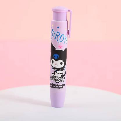 AtRate Kuromi Erasers Retractable Pen Shape Push Eraser