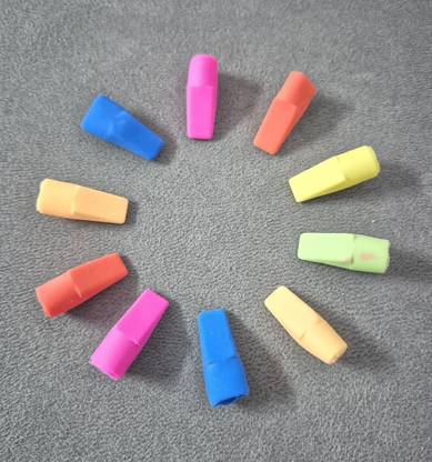 K2J Pencil Top Erasers Colored Cap Erasers Pencil Eraser Toppers Pencil Studying Non-Toxic Eraser