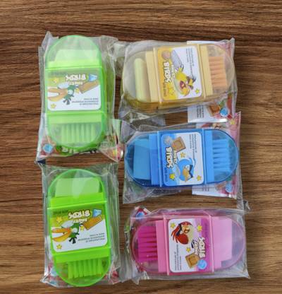 HARDSOSH'S COUTURE Cute Cartoon Sharpener Small Multifunctional Eraser and Brush Sharpener Eraser