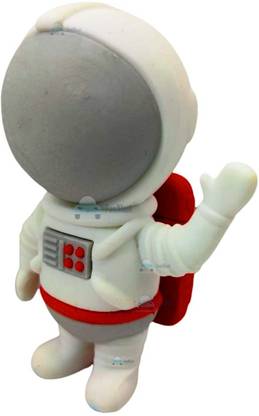 DhyeyCollection Jumbo Cartoon Eraser, School Stationary Kit, Return Gifts for Kids (Robot-Red) Eraser