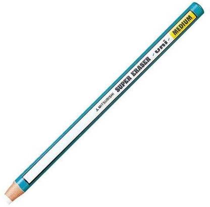 Mitsubishi UNI Pencil Type Eraser - Super Eraser - Medium - Ek-100 Non-Toxic Eraser
