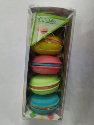 Sehr Macaron Erasers Non-Toxic Eraser