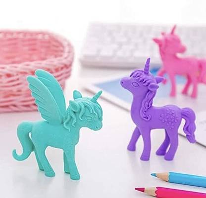 PRV Mini Colorful Unicorn Erasers Eraser