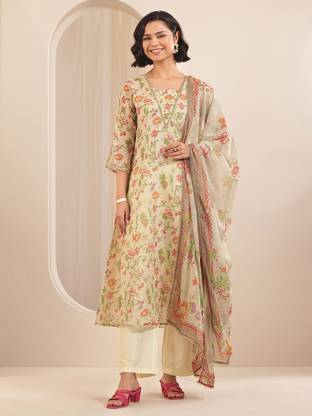 LIBAS Women Kurta Pant Dupatta Set
