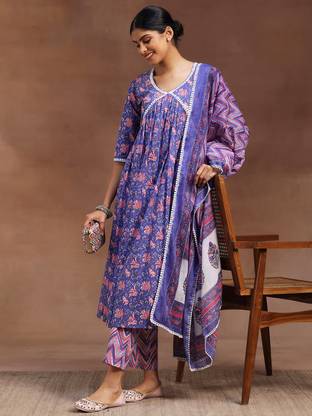 LIBAS Women Kurta Pant Dupatta Set