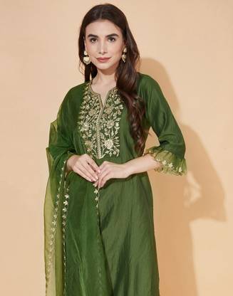 Skylee Women Kurta Pant Dupatta Set