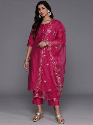LIBAS Women Kurta Pant Dupatta Set