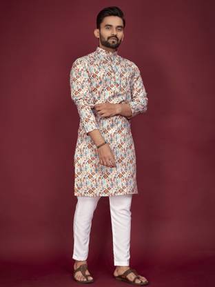 CELLUX Men Kurta and Pyjama Set