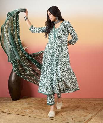 Saabhi Women Kurta Palazzo Dupatta Set