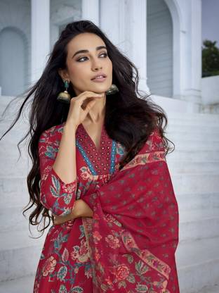 Royal Export Women Kurta Palazzo Dupatta Set