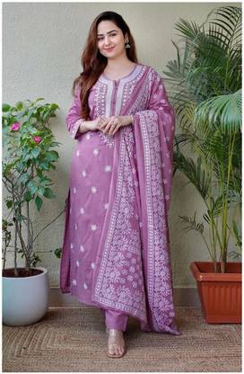Kriska Women Kurti Pant Dupatta Set