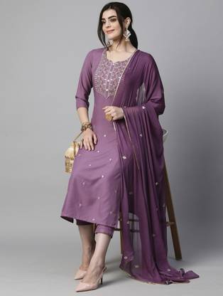 Shree Ramkrishna Fab Women Kurta Pant Dupatta Set