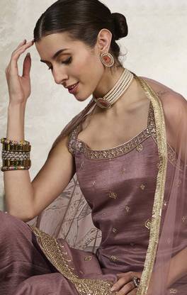 House of Pataudi Women Kurta Palazzo Dupatta Set