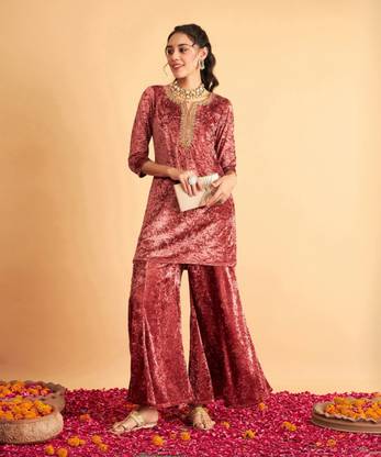 Shae by SASSAFRAS Women Kurta Palazzo Set