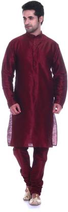 Men Silk Blend Sherwani Pyjama Set