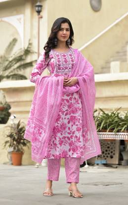 Klosia Women Kurta Pant Dupatta Set