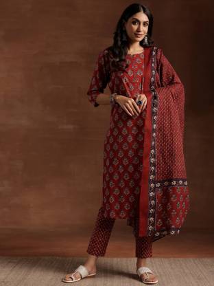 LIBAS Women Kurta Pant Dupatta Set