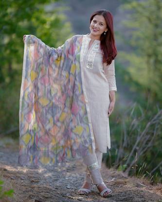 Madarwa Women Kurti Pant Dupatta Set