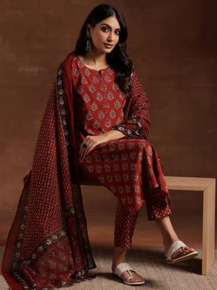 LIBAS Women Kurta Pant Dupatta Set