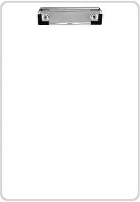 LUXURY CRAFT Crystal Clear Transparent Paper Clipboard ,Writing Pad, Exam Board
