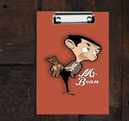 Durga Quality Creation Mr Bean Digital Reprint Clip Board Exam Pad (14x10 Inches) exam pad