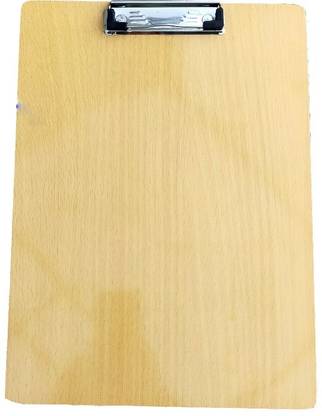 AJANTA A4 Size Wooden Print Mica Bakelite Exam Pad Random Design Pack of 1
