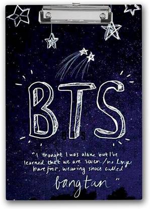 GUNGUN "BTS Army Quotes" Exam Board | Printed Design Exam Board