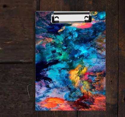 SNADVERTISING Art Digital Reprint Clip Board Exam Pad Size 14x10 Inches