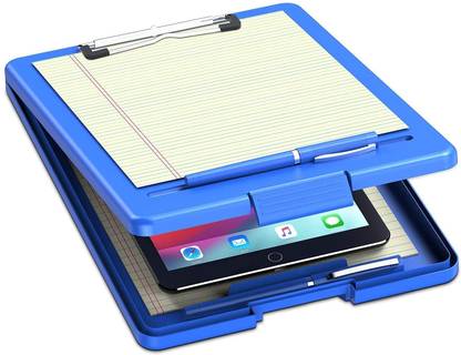 Jaravik A4 Clip Pad Folder Paper Storage Box