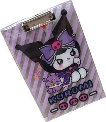 FEBRINA kuromi Exam Pad Cardboard A4 Letter Size for Students