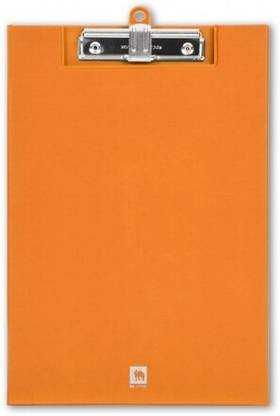 DHA SAIMWALLA LTD Elephant Creative A4 Clip Folder Board Drawing Writing Pad School Office Orange