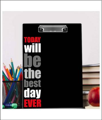 Amazing creative day thought exam pad , exam board , clipboard , writing pad pt-15