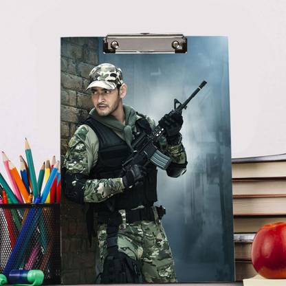 ASM Actor Mahesh Babu Digital reprint examination pad school collage Size 14x10 inch