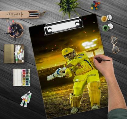 Walldecor CSK KING Digital Reprint Clip Board Exam Pad (14x10 Inches) exampad_0173