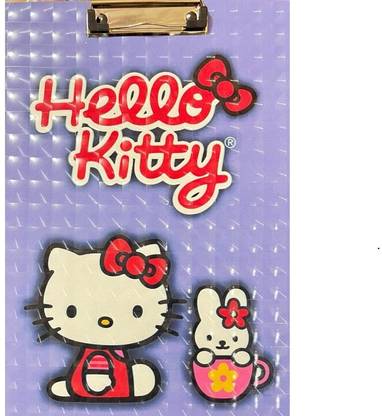 sna 3D Digital Print Exam Pad, Clipboard Writing Pad , HELLO KITTY