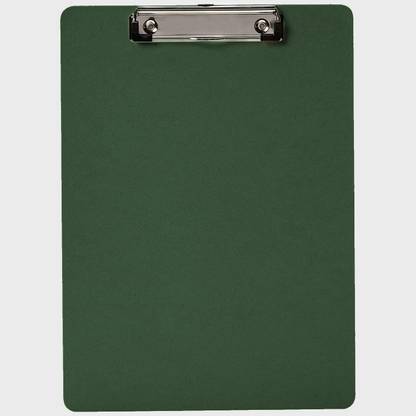 LAKHAJI Paper Clipboard Writing Pad, Exam Board for Kids/Students, Waterproof Engineered MDF Wood Exam Pad, Examination Writing Pad (Wooden, 13 X 9 Inch)