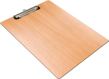 Eduway Wooden Writing_Exam Board_Clipboard Lightweight Exampad (Size- 9.5x13.5 inches)
