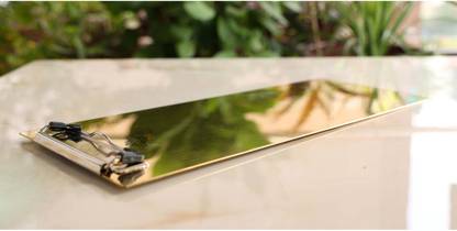 Indian Art Villa Pure Brass Clipboard/Paper Pad, Length- 13 Inches