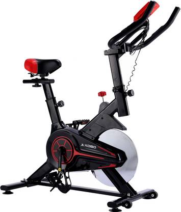 KOBO SB-5 Exercise Spin Bike with 6 Kg Metal Fly Wheel (Imported) Spinner Exercise Bike