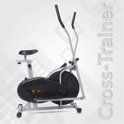 BIONFIT Fit Fusion Elliptical Cross Trainer Home Gym Standing Exercise Adjustable Handle Dual-Action Stationary Exercise Bike