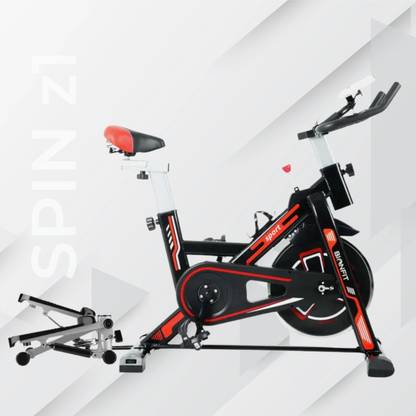 BIONFIT Gym Cycle Spin z1 for Home with Stepper Machine, User Weight: 120 kg, Cardio Spinner Exercise Bike